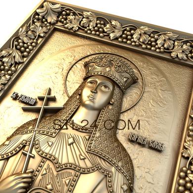 Icons (Holy Queen Helena, IK_1290) 3D models for cnc